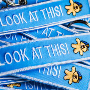 'LOOK AT THIS!' Key Tag
