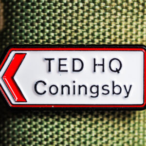 TED HQ Pin Badge