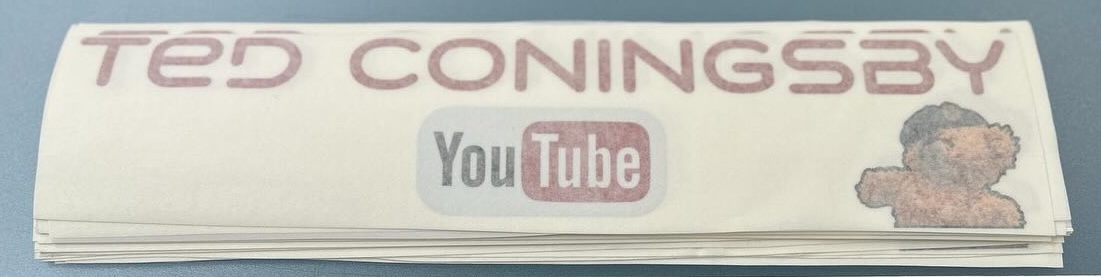 TED CONINGSBY VINYL DECALS (Set of 3) - Image 2