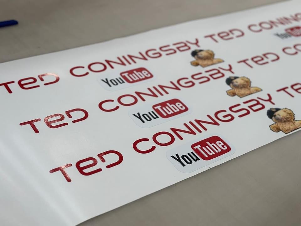 TED CONINGSBY VINYL DECALS (Set of 3) - Image 5
