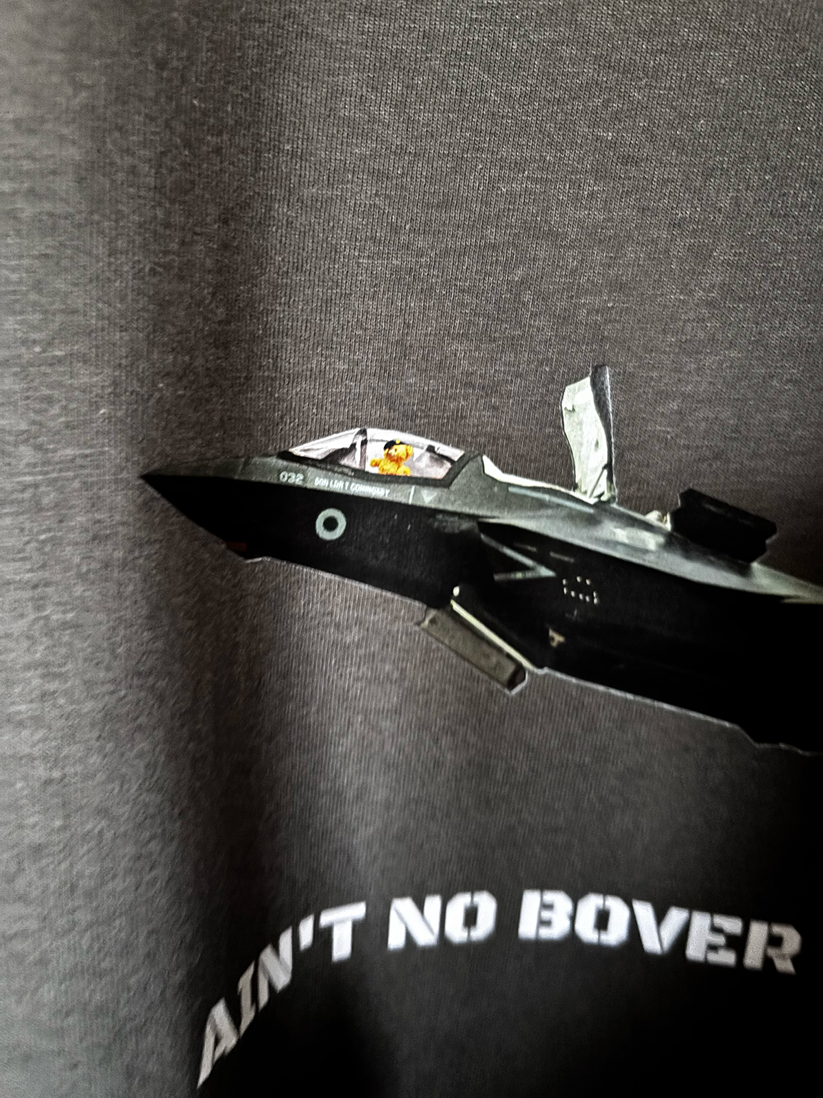 "AIN'T NO BOVER TO HOVER" T-SHIRT - Image 4