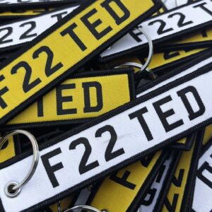 "F22 TED" KEY TAG